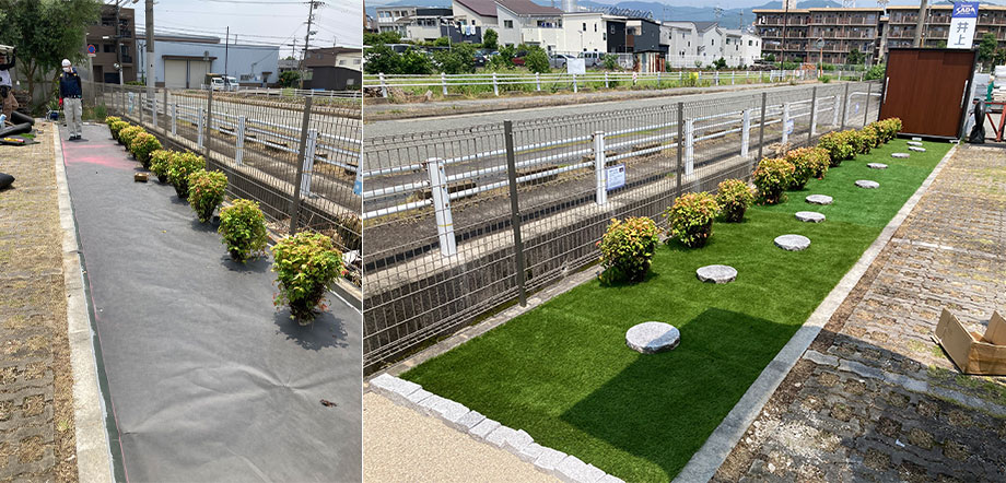 法人向け防草シート